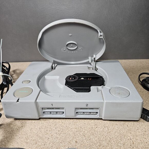 Sony Playstation 1 SCPH-7001 Console Double Shock Game System Tested Works PS1 - Picture 3 of 13